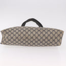 GUCCI GG Supreme Tote Bag PVC Navy Gold 39 02 061 Auth 187860-6