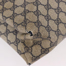 GUCCI GG Supreme Tote Bag PVC Navy Gold 39 02 061 Auth 187860-14
