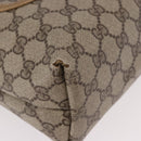 GUCCI GG Supreme Web Sherry Line Tote Bag PVC Beige 39 02 003 Auth 187861-8