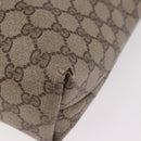 GUCCI GG Supreme Web Sherry Line Tote Bag PVC Beige 39 02 003 Auth 187861-17