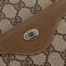 GUCCI GG Supreme Web Sherry Line Tote Bag PVC Beige 39 02 003 Auth 187861-18