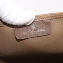 GUCCI GG Supreme Web Sherry Line Tote Bag PVC Beige 39 02 003 Auth 187861-19