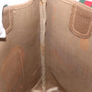 GUCCI GG Supreme Web Sherry Line Tote Bag PVC Beige 39 02 003 Auth 187861-21