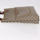 GUCCI GG Supreme Web Sherry Line Tote Bag PVC Beige 39 02 003 Auth 187861-4