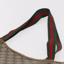 GUCCI GG Supreme Web Sherry Line Tote Bag PVC Beige 39 02 003 Auth 187861-14