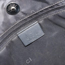 GUCCI Shoulder Bag Leather Black Silver 001 3297 Auth 187862-18