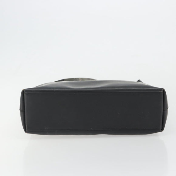 GUCCI Shoulder Bag Leather Black Silver 001 3297 Auth 187862