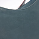 LOEWE Shoulder Bag Leather Green Silver Auth 187866A-17