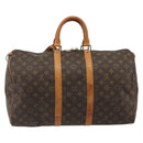 LOUIS VUITTON Monogram Keepall 45 Boston Bag M41428 LV Auth 187867A-2