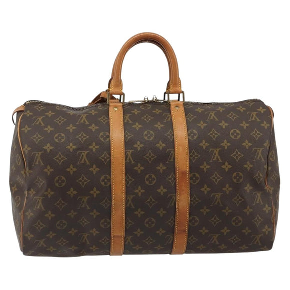 LOUIS VUITTON Monogram Keepall 45 Boston Bag M41428 LV Auth 187867A