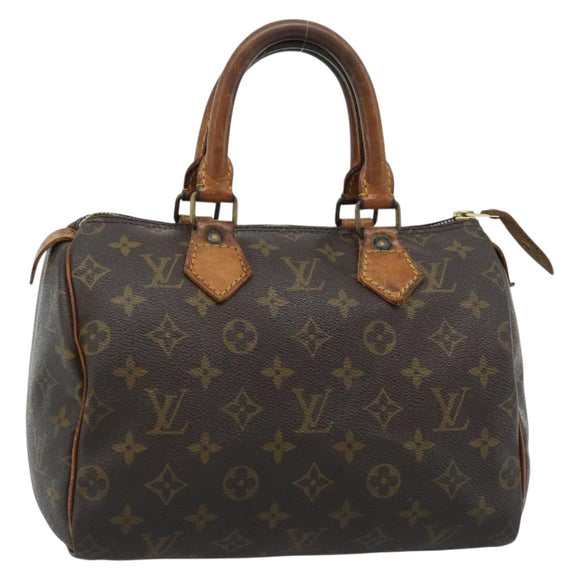 LOUIS VUITTON Monogram Speedy 25 Hand Bag M41528 LV Auth 187869