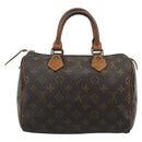 LOUIS VUITTON Monogram Speedy 25 Hand Bag M41528 LV Auth 187869-3