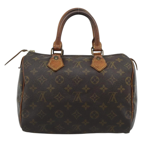 LOUIS VUITTON Monogram Speedy 25 Hand Bag M41528 LV Auth 187869