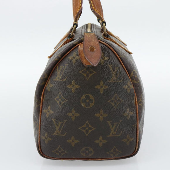 LOUIS VUITTON Monogram Speedy 25 Hand Bag M41528 LV Auth 187869