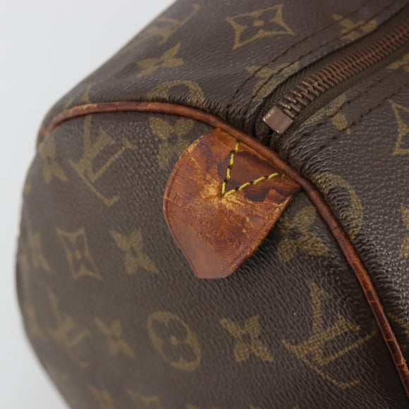 LOUIS VUITTON Monogram Speedy 30 Hand Bag M41526 LV Auth 187870