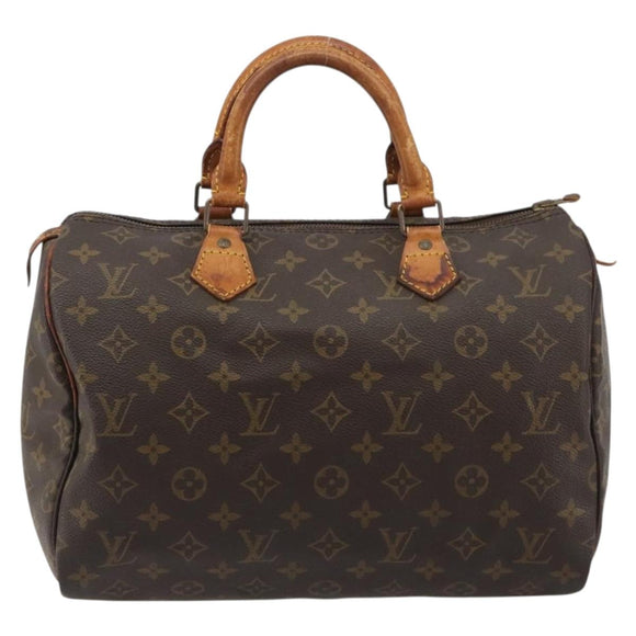 LOUIS VUITTON Monogram Speedy 30 Hand Bag M41526 LV Auth 187870