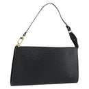 LOUIS VUITTON Epi Pochette Accessoires Pouch Black M52982 LV Auth 187872A-1