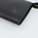 LOUIS VUITTON Epi Pochette Accessoires Pouch Black M52982 LV Auth 187872A-15