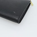 LOUIS VUITTON Epi Pochette Accessoires Pouch Black M52982 LV Auth 187872A-17