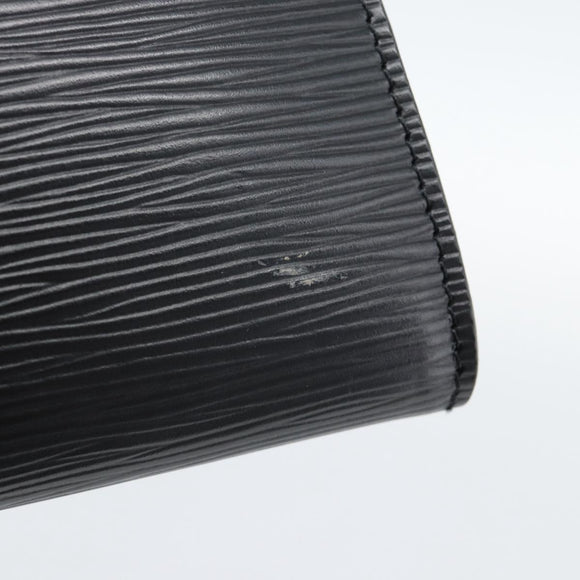 LOUIS VUITTON Epi Pochette Accessoires Pouch Black M52982 LV Auth 187872A