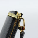 LOUIS VUITTON Epi Pochette Accessoires Pouch Black M52982 LV Auth 187872A-9