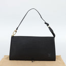 LOUIS VUITTON Epi Pochette Accessoires Pouch Black M52982 LV Auth 187872A-12