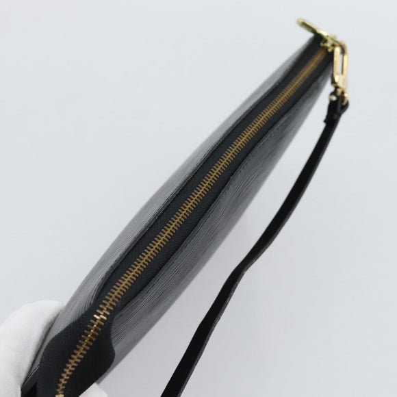 LOUIS VUITTON Epi Pochette Accessoires Pouch Black M52982 LV Auth 187872A