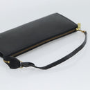 LOUIS VUITTON Epi Pochette Accessoires Pouch Black M52982 LV Auth 187872A-7