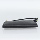 LOUIS VUITTON Epi Pochette Accessoires Pouch Black M52982 LV Auth 187872A-5
