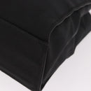 GUCCI Bamboo Tote Bag Canvas Black Silver 002 1016 Auth 187874-14