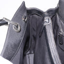 GUCCI Bamboo Tote Bag Canvas Black Silver 002 1016 Auth 187874-22