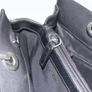 GUCCI Bamboo Tote Bag Canvas Black Silver 002 1016 Auth 187874-24