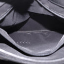 GUCCI Bamboo Tote Bag Canvas Black Silver 002 1016 Auth 187874-27