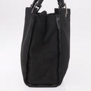 GUCCI Bamboo Tote Bag Canvas Black Silver 002 1016 Auth 187874-4