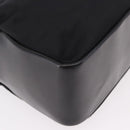GUCCI Bamboo Tote Bag Canvas Black Silver 000 1014 0575 Auth 187875A-9