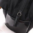 GUCCI Bamboo Tote Bag Canvas Black Silver 000 1014 0575 Auth 187875A-10