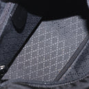 GUCCI Bamboo Tote Bag Canvas Black Silver 000 1014 0575 Auth 187875A-11