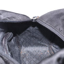 GUCCI Bamboo Tote Bag Canvas Black Silver 000 1014 0575 Auth 187875A-18