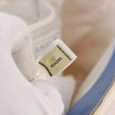 CHANEL No. 5 Wild Stitch Chain Tote Bag Canvas Ivory Silver CC Auth 187876A-12