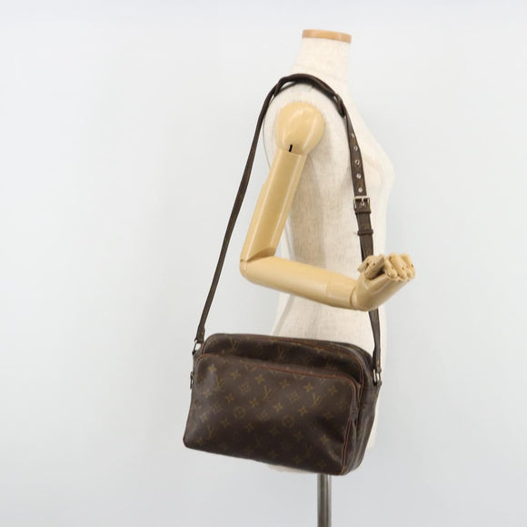 LOUIS VUITTON Monogram Nile Shoulder Bag M45244 LV Auth 187879
