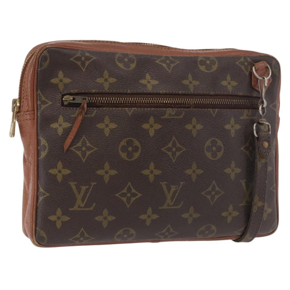 LOUIS VUITTON Monogram Sac Sport Shoulder Bag LV Auth 187881