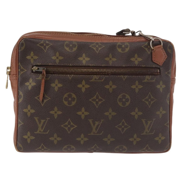LOUIS VUITTON Monogram Sac Sport Shoulder Bag LV Auth 187881