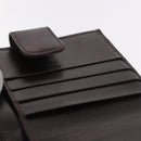 FENDI Zucca Canvas Bifold Wallet Black Brown Auth 187886V-18