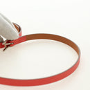 HERMES Appi 3 Bracelet Leather Orange Auth 187889M-9