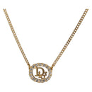 Christian Dior Necklace metal Gold Tone Auth 187891V-1
