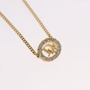 Christian Dior Necklace metal Gold Tone Auth 187891V-3
