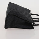 GUCCI GG Canvas Bamboo Hand Bag 3 Set Black Beige Auth 187895-12