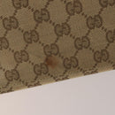 GUCCI GG Canvas Bamboo Hand Bag 3 Set Black Beige Auth 187895-8