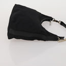 GUCCI Bamboo Shoulder Bag Nylon 2 Set Black Auth 187896-13