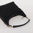 GUCCI Bamboo Shoulder Bag Nylon 2 Set Black Auth 187896-14